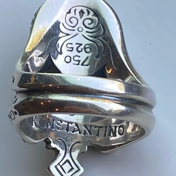 GORGEOUS KONSTANTINO GOLD &SILVER RING - Picture 4 of 7